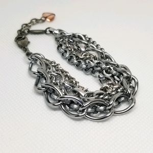 Sabika Subtle Multi-Row Chain Bracelet